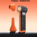 New Turbo Dual-Airflow Mini Fan: High-Velocity Portable Blower & Dust Vacuum